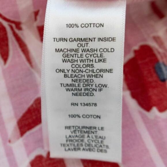 Vineyard Vines NWT Rock Rose Floral Ladies Blouse XL - Picture 7 of 7